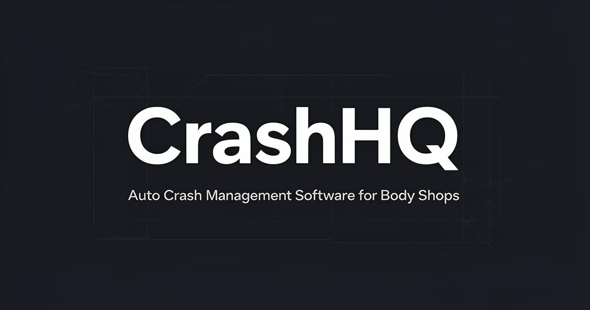 CrashHQ | Auto Crash Management Software for Body Shops